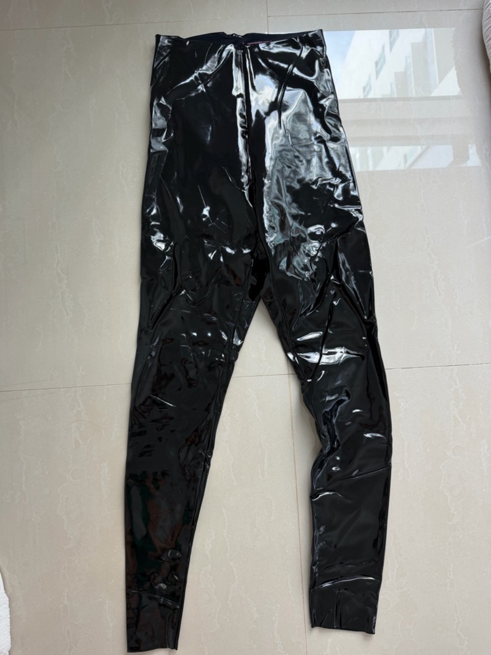Commando Black Patent Vinyl Leggings